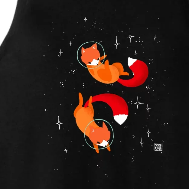 Space Foxes Ladies Tri-Blend Wicking Tank