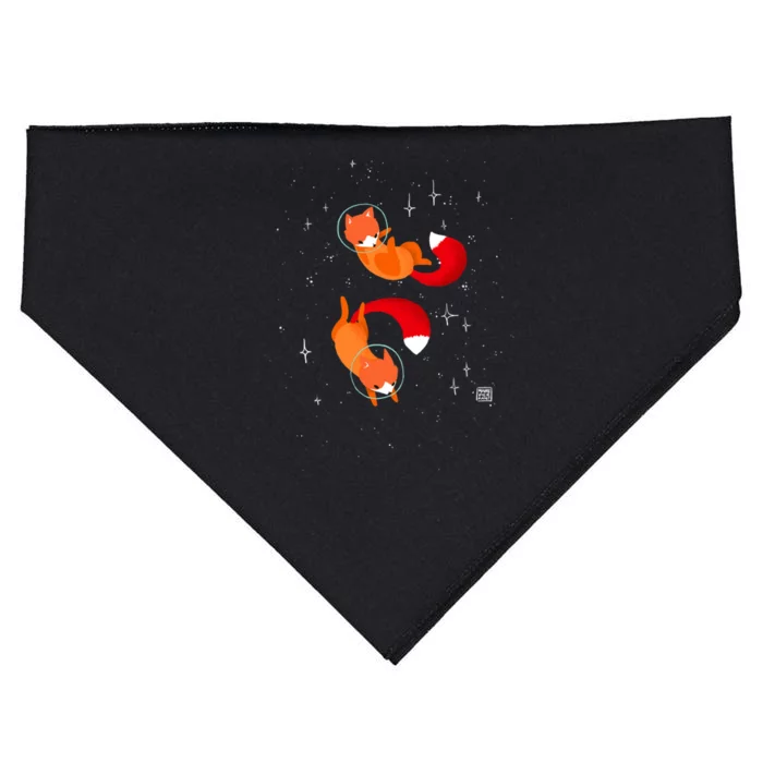 Space Foxes USA-Made Doggie Bandana