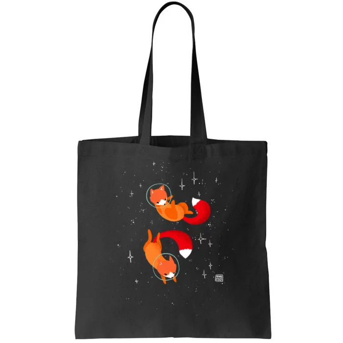 Space Foxes Tote Bag