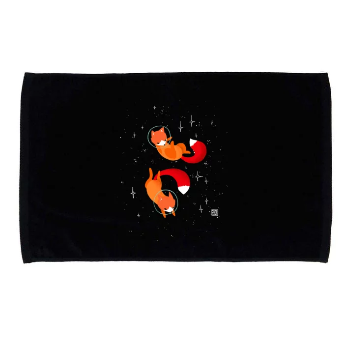 Space Foxes Microfiber Hand Towel