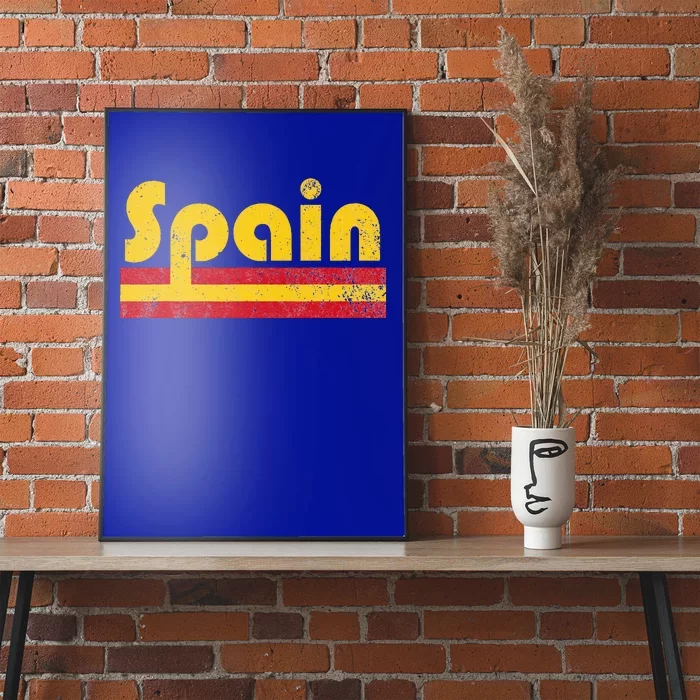 Spanish Flag Spain Pride Roots Heritage Poster