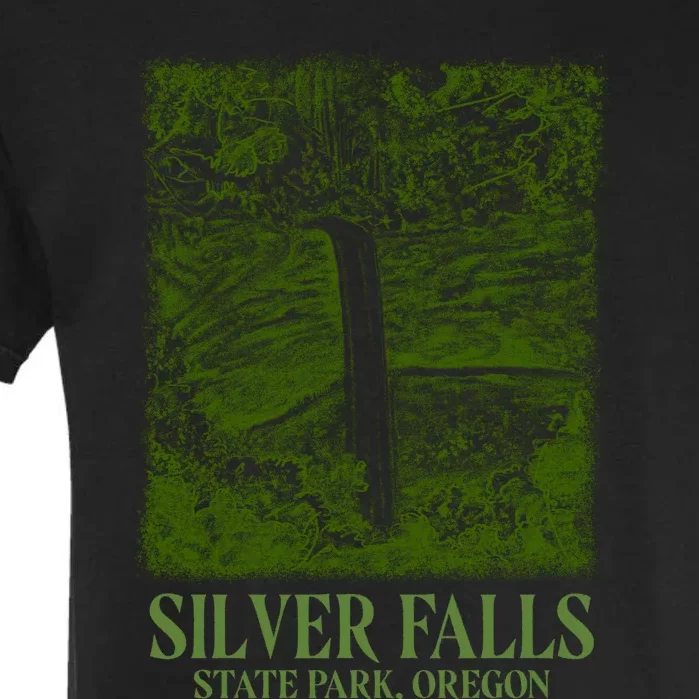 Silver Falls State Park Oregon Garment-Dyed Heavyweight T-Shirt