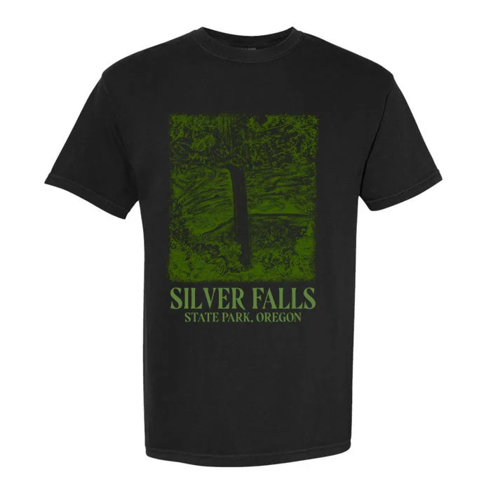 Silver Falls State Park Oregon Garment-Dyed Heavyweight T-Shirt