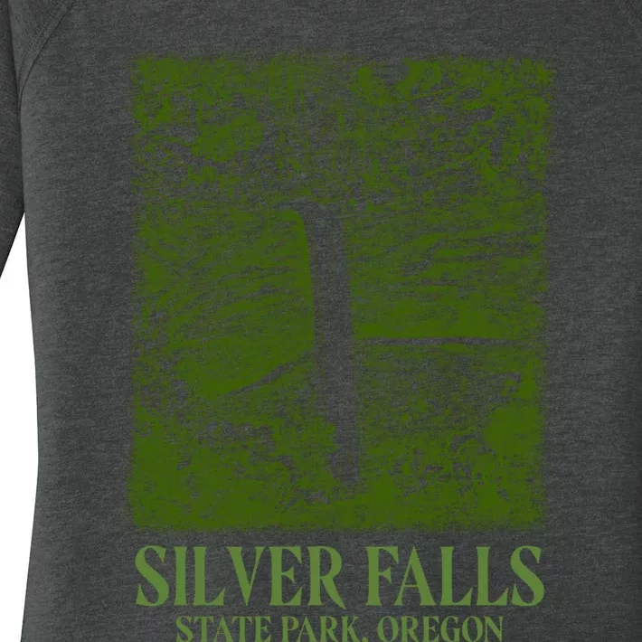 Silver Falls State Park Oregon Women's Perfect Tri Tunic Long Sleeve Shirt