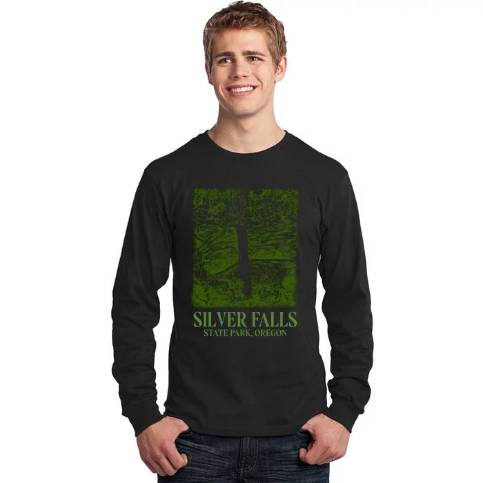 Silver Falls State Park Oregon Tall Long Sleeve T-Shirt