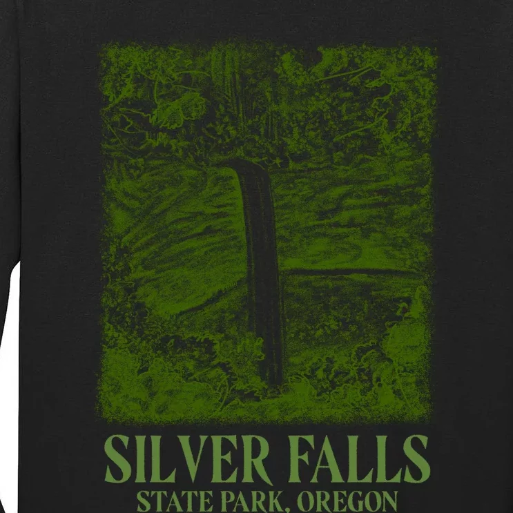 Silver Falls State Park Oregon Tall Long Sleeve T-Shirt