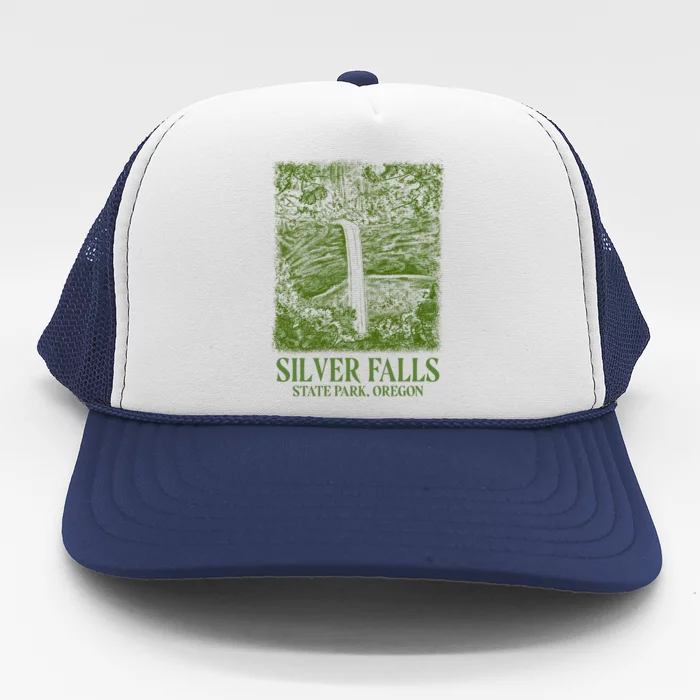 Silver Falls State Park Oregon Trucker Hat