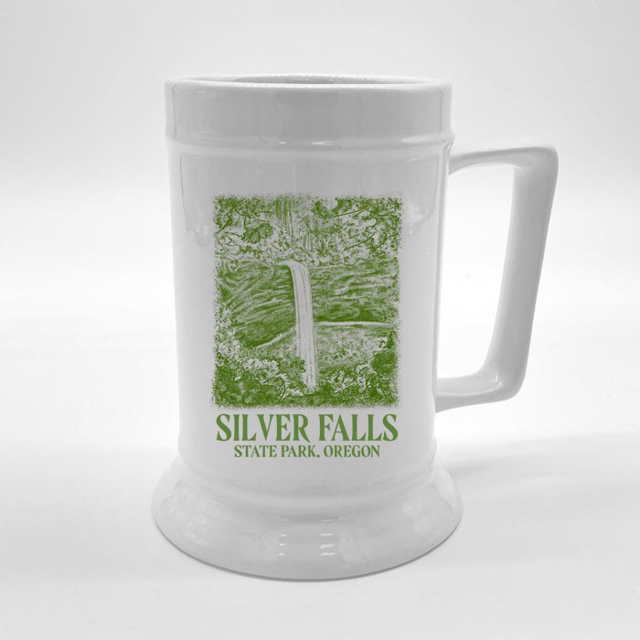 Silver Falls State Park Oregon Front & Back Beer Stein