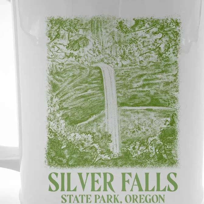 Silver Falls State Park Oregon Front & Back Beer Stein