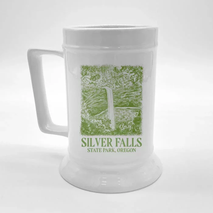 Silver Falls State Park Oregon Front & Back Beer Stein