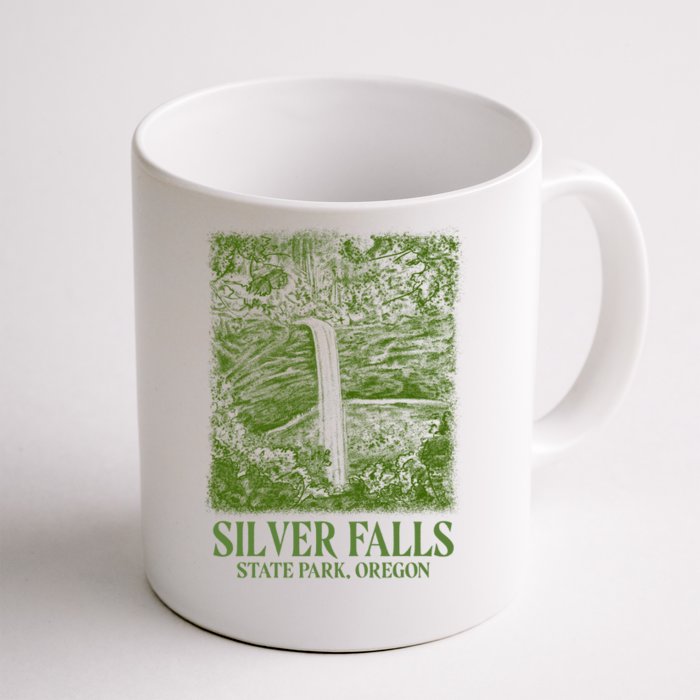 Silver Falls State Park Oregon Front & Back Coffee Mug