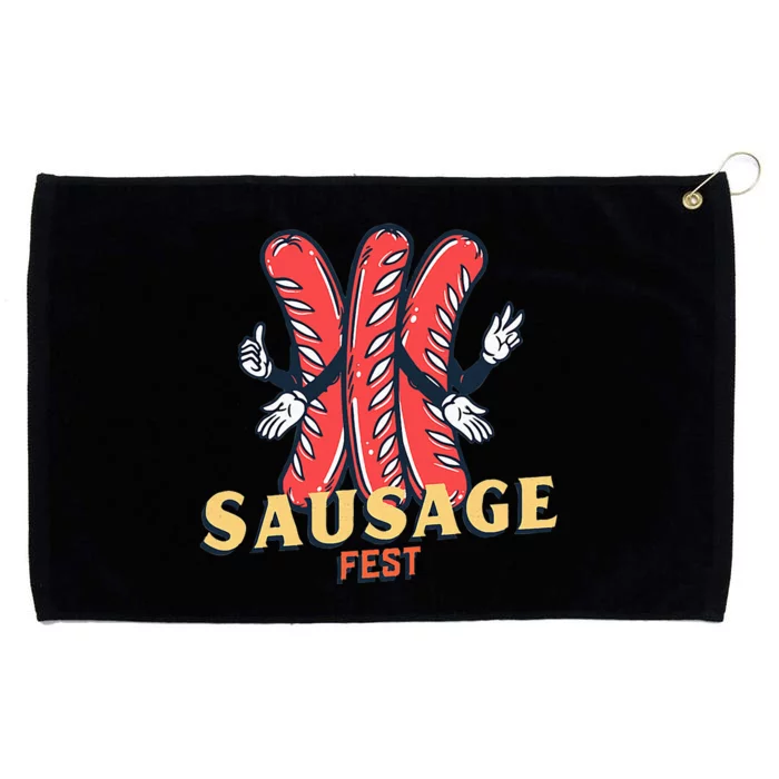 Sausage Fest Sausage Grommeted Golf Towel