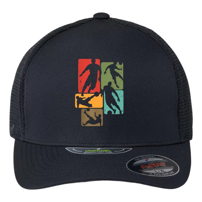 Soccer For Soccer Player | Retro Soccer Flexfit Unipanel Trucker Cap