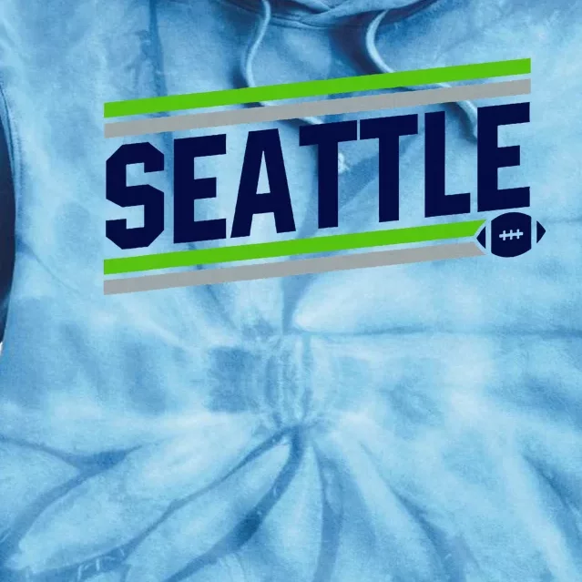 Seattle Football Tie Dye Hoodie