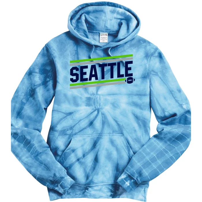 Seattle Football Tie Dye Hoodie