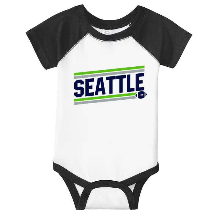 Seattle Football Infant Baby Jersey Bodysuit