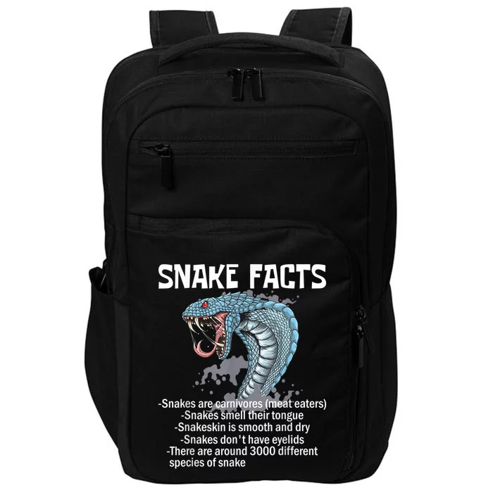 Snake Facts Snake Owner Reptile Zoologist Herpetologist Impact Tech Backpack