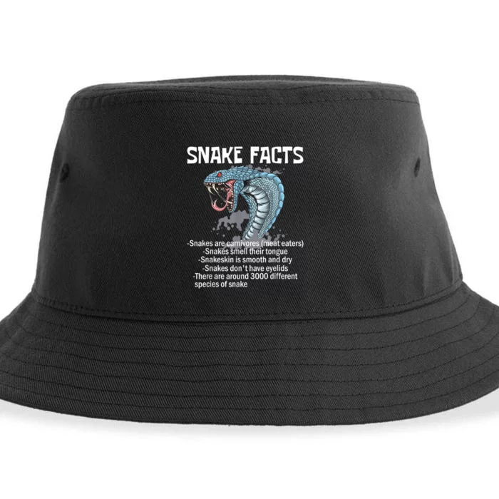 Snake Facts Snake Owner Reptile Zoologist Herpetologist Sustainable Bucket Hat