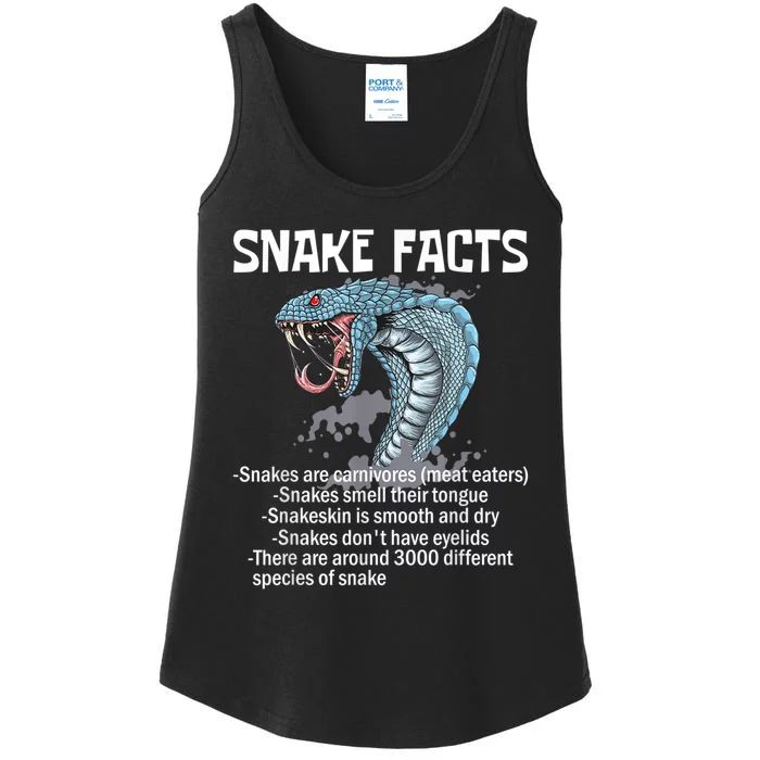 Snake Facts Snake Owner Reptile Zoologist Herpetologist Ladies Essential Tank