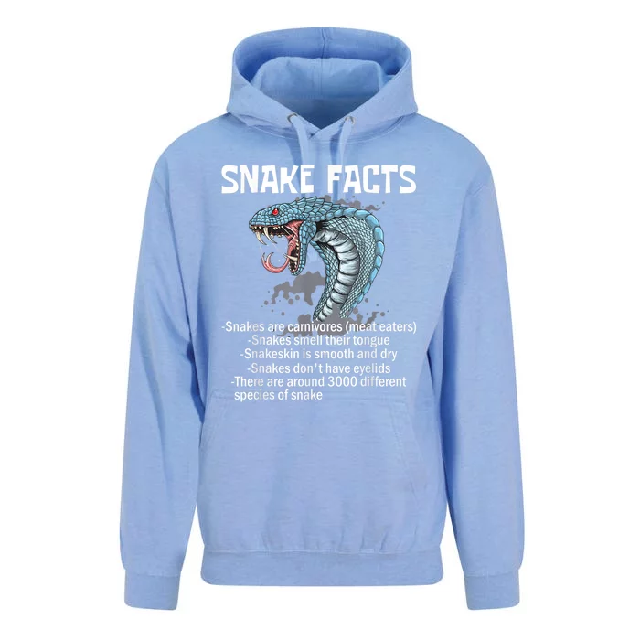 Snake Facts Snake Owner Reptile Zoologist Herpetologist Unisex Surf Hoodie