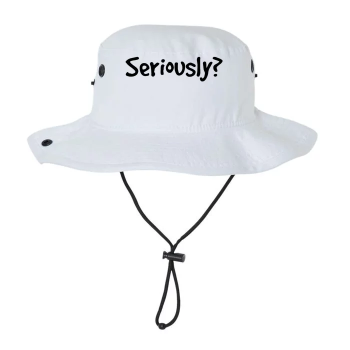 Seriously? | Funny Sarcastic Popular Quote Legacy Cool Fit Booney Bucket Hat