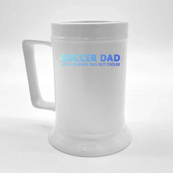 Soccer Father Soccer Dad Cool Gift Front & Back Beer Stein