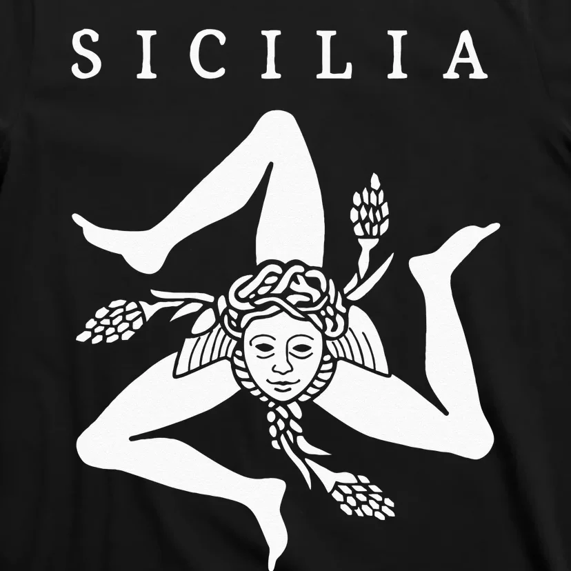 Sicilia Flag Sicily Palermo Italy T-Shirt