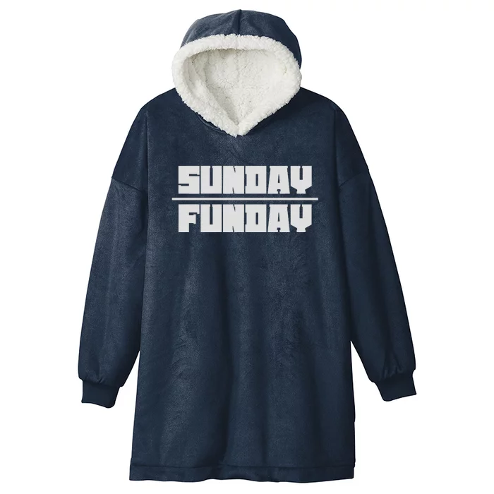 Sunday Funday Hooded Wearable Blanket