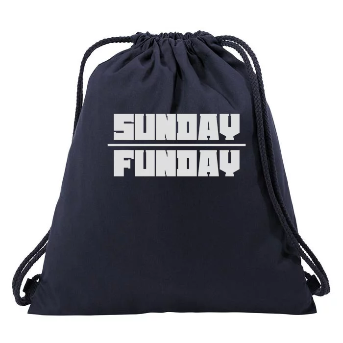 Sunday Funday Drawstring Bag