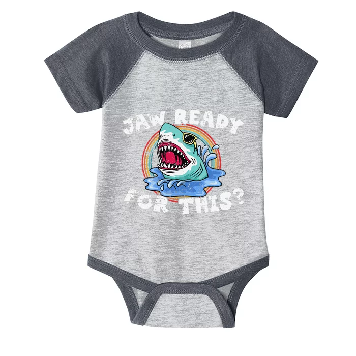 Shark Funny Shark Lover Gift Shark Infant Baby Jersey Bodysuit