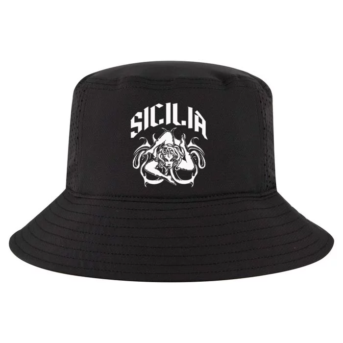 Sicilia Flag Sicily Palermo Italy Cool Comfort Performance Bucket Hat