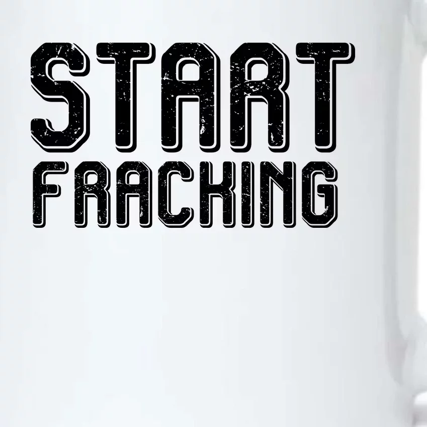 Start Fracking Black Color Changing Mug