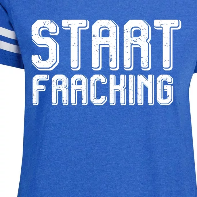 Start Fracking Enza Ladies Jersey Football T-Shirt