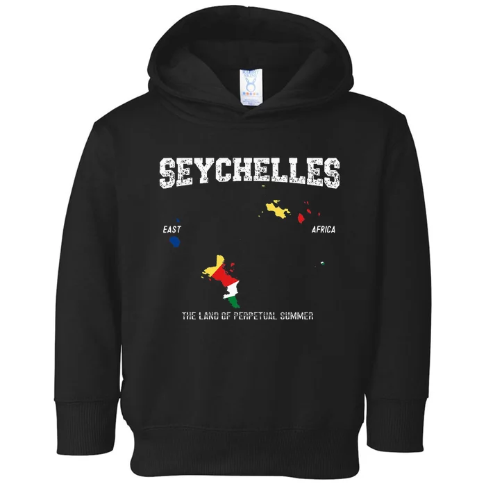 Seychellois Flag Seychellois Map Location Toddler Hoodie