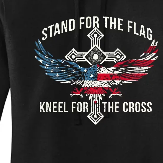 Stand For The Flag Usa American Flag Women's Pullover Hoodie