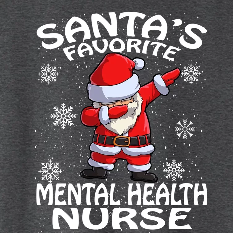 SantaS Favorite Tal Health Nurse Christmas Gift Women's Crop Top Tee