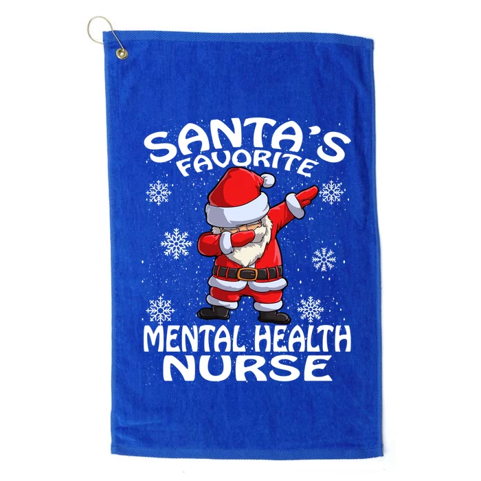 SantaS Favorite Tal Health Nurse Christmas Gift Platinum Collection Golf Towel