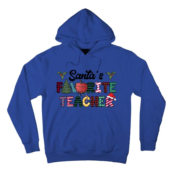 SantaS Favorite TeacherS Assistant Cool Gift Tall Hoodie