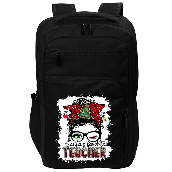 SantaS Favorite Teacher Great Gift Impact Tech Backpack