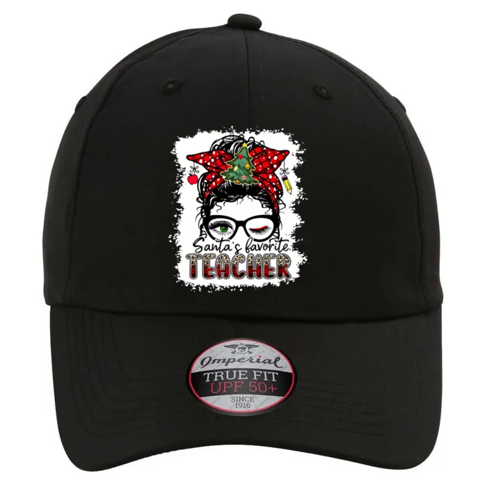 SantaS Favorite Teacher Great Gift The Original Performance Cap