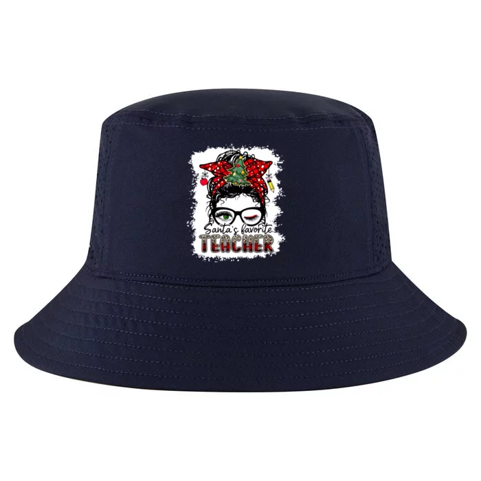 SantaS Favorite Teacher Great Gift Cool Comfort Performance Bucket Hat