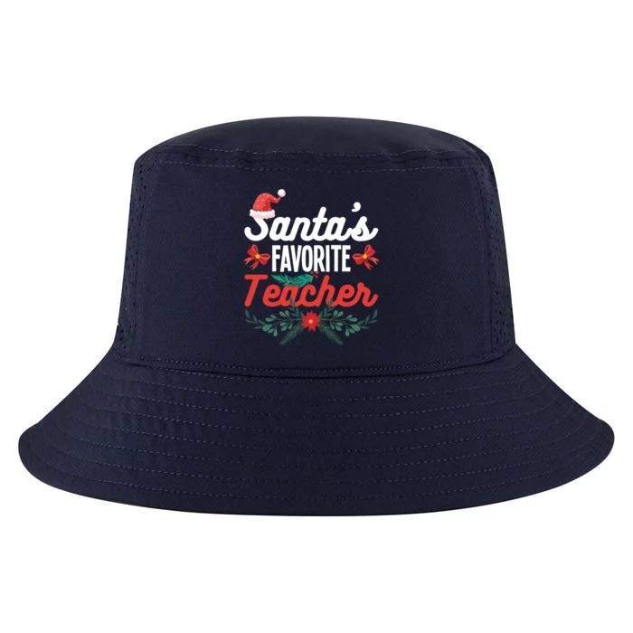 SantaS Favorite Teacher Gift Cool Comfort Performance Bucket Hat