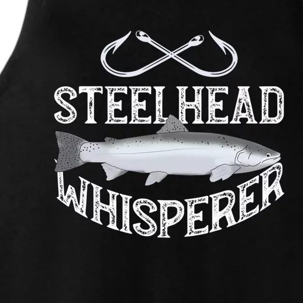 Steelhead Fishing Trout Graphic Saltfreshwater Lake Gift Ladies Tri-Blend Wicking Tank