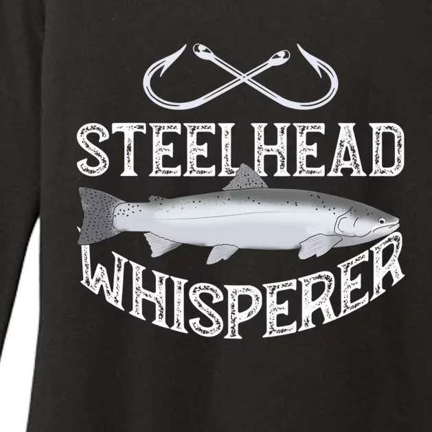 Steelhead Fishing Trout Graphic Saltfreshwater Lake Gift Womens CVC Long Sleeve Shirt