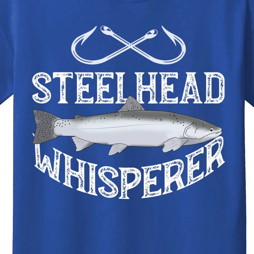 Steelhead Fishing Trout Graphic Saltfreshwater Lake Gift Kids T-Shirt