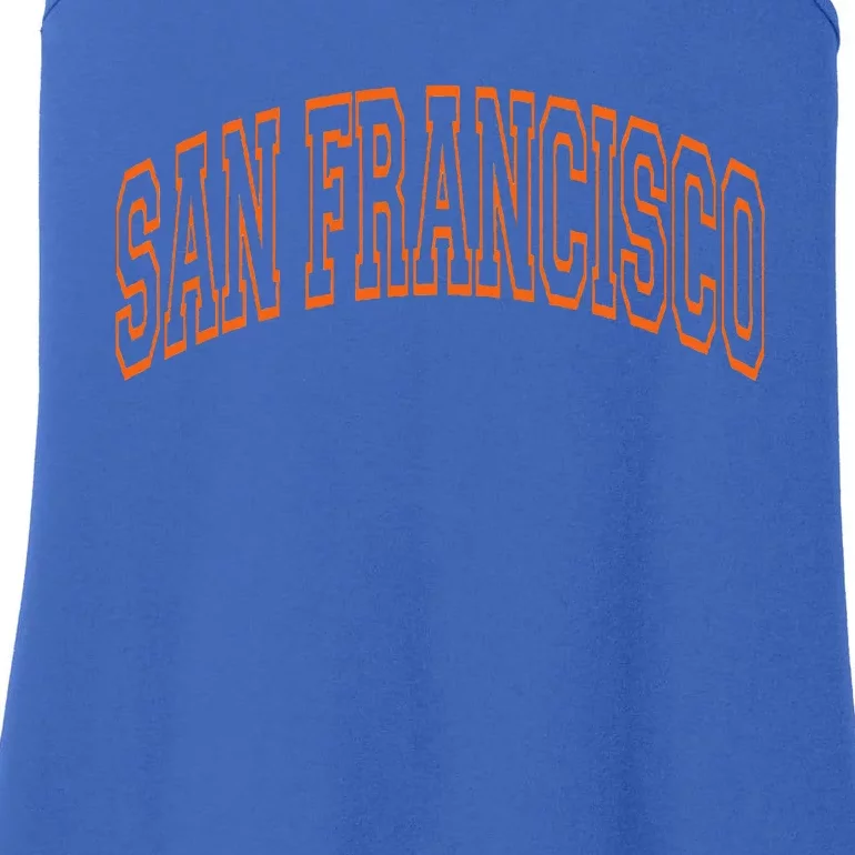 San Francisco Text Ladies Essential Tank