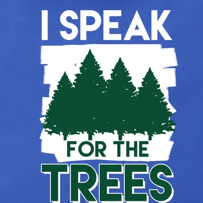 Speak For The Trees Earth Day Environtal Awareness Meaningful Gift Zip Tote Bag