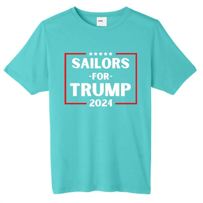 Sailors For Trump 2024 Donald Trump 2024 ChromaSoft Performance T-Shirt