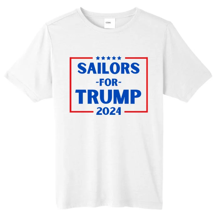 Sailors For Trump 2024 Donald Trump 2024 ChromaSoft Performance T-Shirt