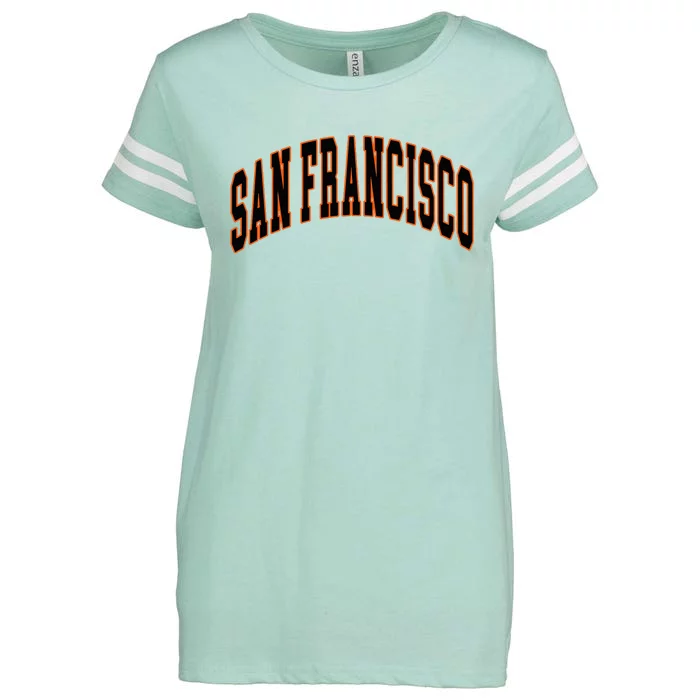 San Francisco Text Enza Ladies Jersey Football T-Shirt